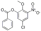 3-(Benzoyloxy)-5-chloro-2-methoxynitrobenzene, 2-(Benzoyloxy)-4-chloro-6-nitroanisole Struktur