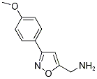 [3-(4-Methoxyphenyl)isoxazol-5-yl]methylamine Struktur