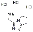 (6,7-Dihydro-5H-pyrrolo[2,1-c][1,2,4]triazol-3-yl)methylamine trihydrochloride Struktur