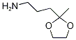 3-(2-Methyl-1,3-dioxolan-2-yl)propylamine Struktur