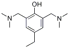 2,6-Bis[(dimethylamino)methyl]-4-ethylphenol Struktur