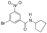 3-Bromo-N-cyclopentyl-5-nitrobenzamide 97% Struktur