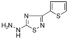 5-Hydrazino-3-(thien-2-yl)-1,2,4-thiadiazole 95% Struktur