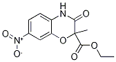 Ethyl 3,4-dihydro-2-methyl-7-nitro-3-oxo-2H-1,4-benzoxazine-2-carboxylate Struktur