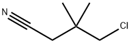 4-Chloro-3,3-dimethylbutanenitrile Struktur