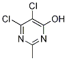 5,6-Dichloro-2-methylpyrimidin-4-ol Struktur