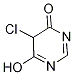 5-Chloro-4,5-dihydro-6-hydroxy-4-oxopyrimidine, 5-Chloro-4,5-dihydro-4-oxopyrimidin-6-ol Struktur