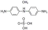 4,4'-Iminodianiline sulphate hydrate, N-(4-Aminophenyl)benzene-1,4-diamine sulphate hydrate Struktur