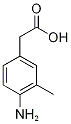 4-(Carboxymethyl)-2-methylaniline, 2-Amino-5-(carboxymethyl)toluene Struktur