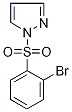 1-[(2-Bromophenyl)sulphonyl]-1H-pyrazole Struktur