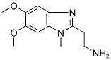 2-(5,6-Dimethoxy-1-methyl-1H-benzimidazol-2-yl)ethylamine Struktur