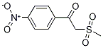 2-(Methylsulphonyl)-1-(4-nitrophenyl)ethan-1-one Struktur