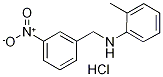 2-Methyl-N-(3-nitrobenzyl)aniline hydrochloride Struktur