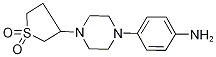 4-[4-(1,1-Dioxidotetrahydrothiophen-3-yl)piperazin-1-yl]aniline Struktur