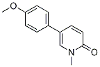 5-(4-Methoxyphenyl)-1-methylpyridin-2(1H)-one Struktur