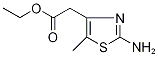 Ethyl (2-amino-5-methyl-1,3-thiazol-4-yl)acetate Struktur