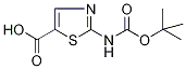 2-Amino-1,3-thiazole-5-carboxylic acid, N-BOC protected Struktur