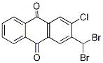 2-(bromomethyl)-3-chloroanthraquinone Struktur