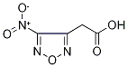 3-(Carboxymethyl)-4-nitro-1,2,5-oxadiazole Struktur