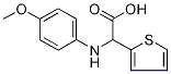 [(4-Methoxyphenyl)amino](thien-2-yl)acetic acid Struktur