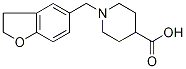 1-(2,3-Dihydrobenzo[b]furan-5-ylmethyl)piperidine-4-carboxylic acid Struktur