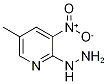 2-Hydrazino-5-methyl-3-nitropyridine 98% Struktur