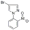 4-Bromo-1-(2-nitrophenyl)-1H-pyrazole 97% Struktur