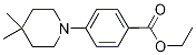 Ethyl 4-(4,4-dimethylpiperidin-1-yl)benzoate Struktur