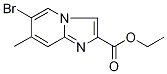 Ethyl 6-bromo-7-methylimidazo[1,2-a]pyridine-2-carboxylate 98% Struktur