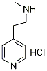 4-[2-(Methylamino)ethyl]pyridine hydrochloride Struktur