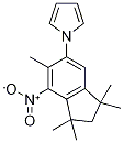 1-(2,3-Dihydro-7-nitro-1,1,3,3,6-pentamethyl-1H-inden-5-yl)-1H-pyrrole Struktur