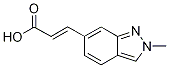 trans-3-(2-Methyl-2H-indazol-6-yl)acrylic acid Struktur