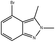 4-Bromo-2,3-dimethyl-2H-indazole Struktur