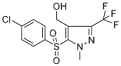 [5-[(4-Chlorophenyl)sulphonyl]-1-methyl-3-(trifluoromethyl)-1H-pyrazol-4-yl]methanol 97% Struktur