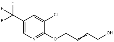 4-[3-Chloro-5-(trifluoromethyl)pyridin-2-yloxy]but-2-en-1-ol 97% Struktur