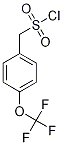 [4-(Trifluoromethoxy)phenyl]methylsulphonyl chloride, 4-(Chlorosulphonyl)-alpha,alpha,alpha-trifluoroanisole Struktur