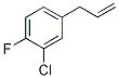 2-Chloro-1-fluoro-4-(prop-2-en-1-yl)benzene Struktur