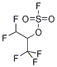 1,1,1,3,3-Pentafluoroprop-2-yl sulphurofluoridoate, 1-(Difluoromethyl)-2,2,2-trifluoroethyl fluorosulphate Struktur