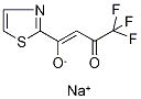 Sodium 1-(1,3-thiazol-2-yl)-4,4,4-trifluorobutane-1,3-dionate Struktur