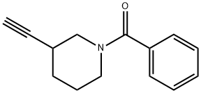 (3-Ethynylpiperidin-1-yl)(phenyl)methanone Struktur