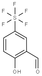 3-Formyl-4-hydroxyphenylsulphur pentafluoride Struktur