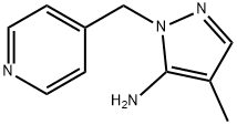 4-methyl-1-(pyridin-4-ylmethyl)-1H-pyrazol-5-amine Struktur