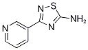 3-(3-Pyridinyl)-1,2,4-thiadiazol-5-amine Struktur