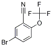 4-Bromo-2-cyano-1-(trifluoromethoxy)benzene Struktur