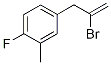 4-(2-Bromoprop-2-en-1-yl)-1-fluoro-2-methylbenzene Struktur