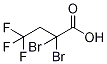 2,2-Dibromo-3-(trifluoromethyl)propanoic acid Struktur