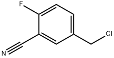 3-Cyano-4-fluorobenzyl chloride Struktur