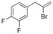 4-(2-Bromoprop-2-en-1-yl)-1,2-difluorobenzene Struktur