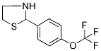 2-[4-(Trifluoromethoxy)phenyl]-1,3-thiazolidine Struktur