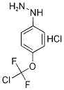 4-[Chloro(difluoro)methoxy]phenylhydrazine hydrochloride Struktur